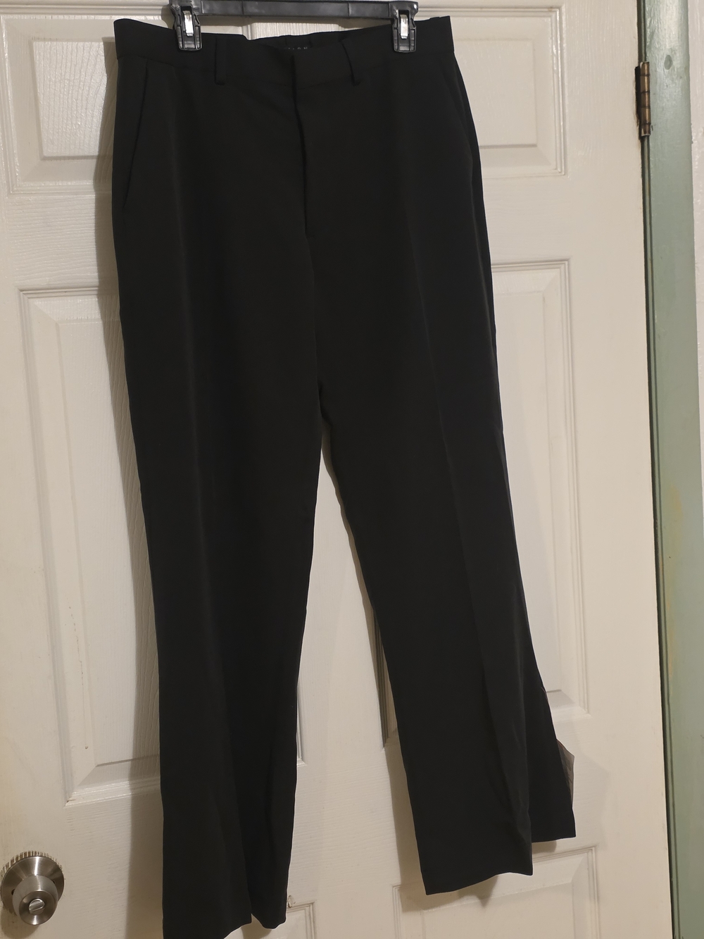 ASOS Black Dress Pants - Tailored Straight Leg 34/30